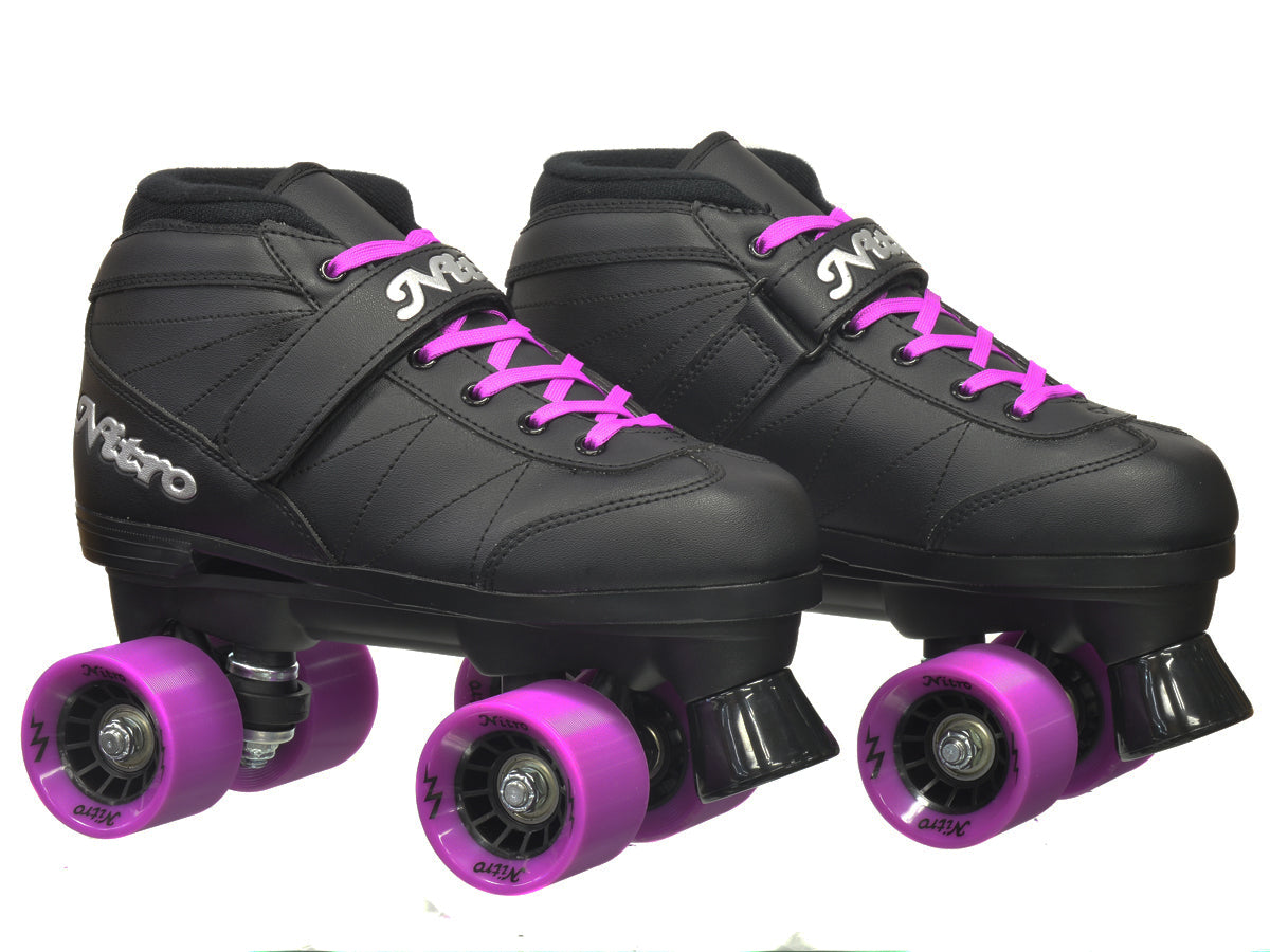 Epic Super Nitro Purple Speed Skates Package