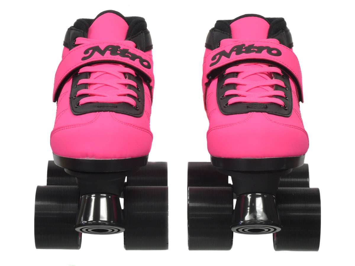 Epic Nitro Turbo Pink Quad Speed Skates Package