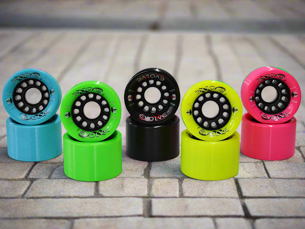 Epic Evolve Blue Quad Speed Skate Wheels