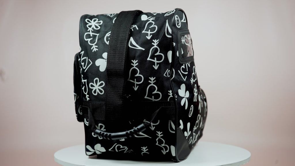 EPIC Limited Edition Premium Black LUV Quad Speed Roller Skate Bag